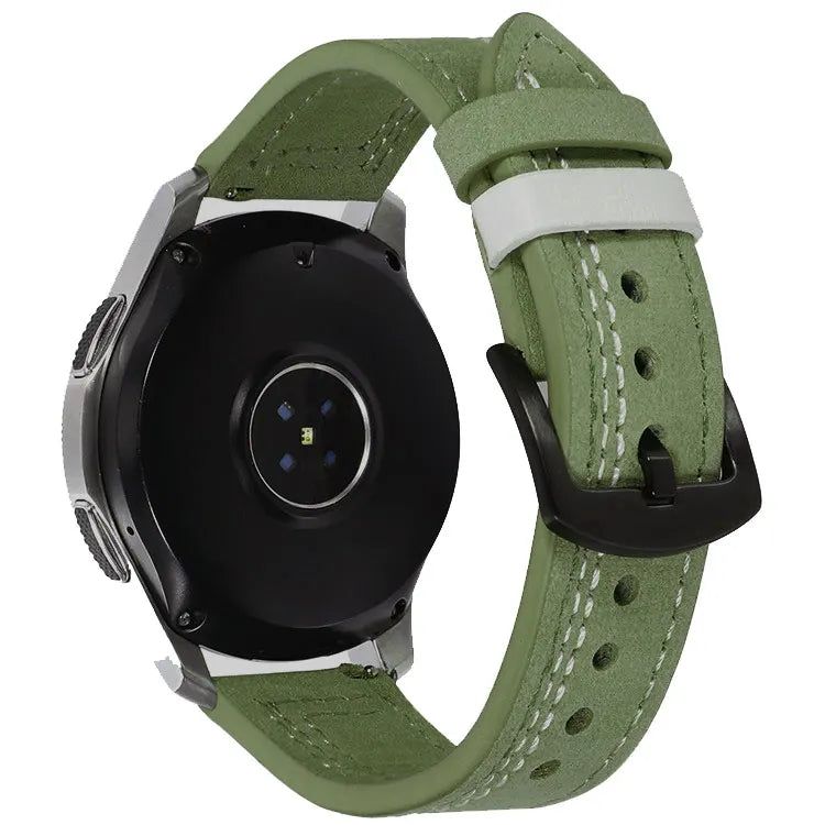 Leather band for Samsung Galaxy watch 6 strap 6classic/5/pro/4/Active 2 20mm 22mm bracelet Huawei Watch GT 2/2e/3/pro watchbands