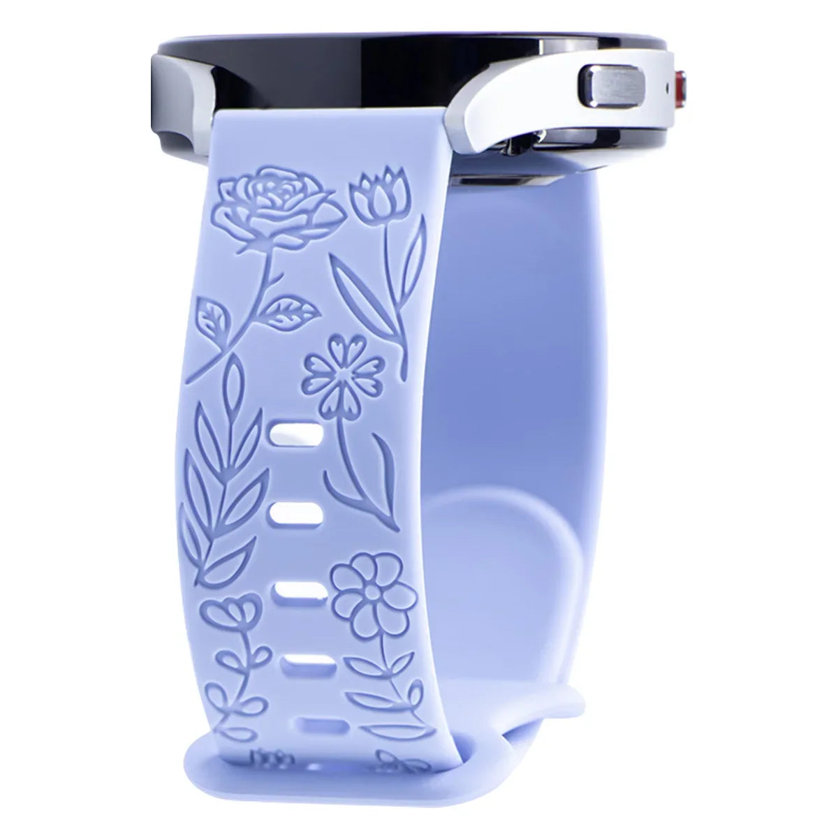 Prints Design Strap for Samsung Galaxy Fit 3 Watch Band Silicone Engraving Bracelet for Samsung Galaxy Fit3 Floral Wristband