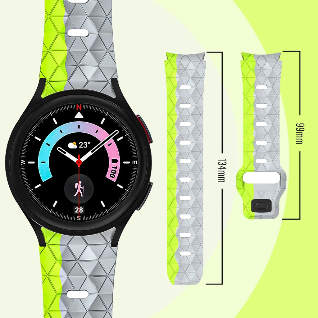 Silicone Strap for Samsung Galaxy Watch 7 6 5 4 40mm 44mm 6 4 Classic 43mm 47mm Sports Bracelet for Galaxy Watch 5Pro 45mm Band