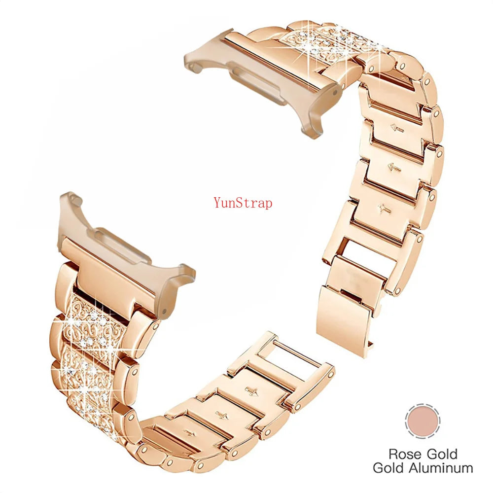 Samsung Galaxy Watch 8 8Classic Ultra Strap Metal Rhinestone Bracelet Galaxy 8 40mm 44mm 46mm 47MM Band