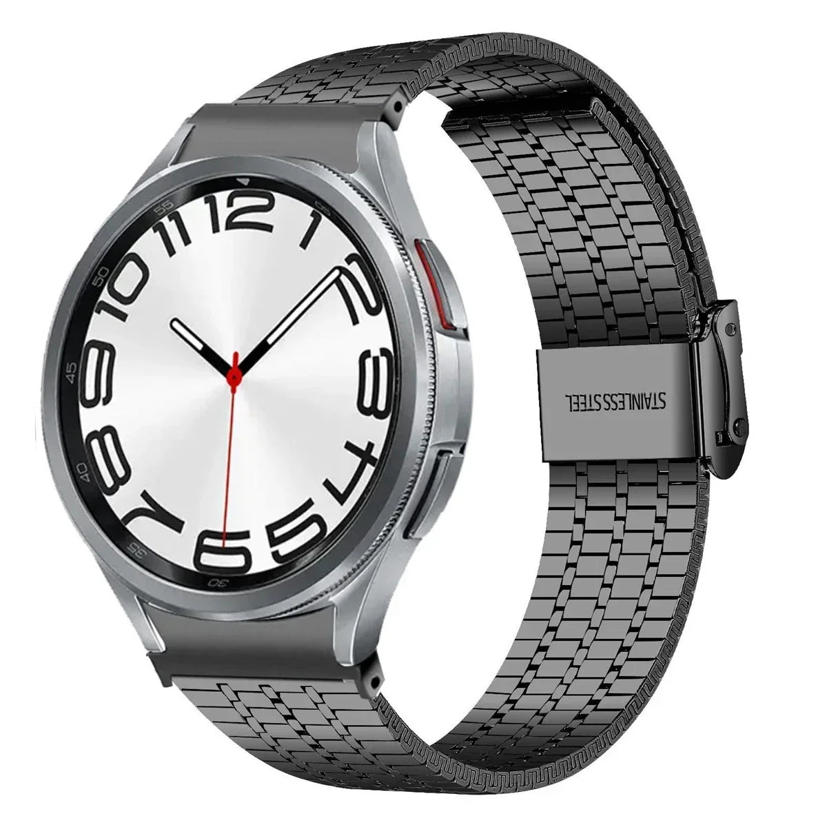 No Gaps Stainless Steel Strap for Samsung Galaxy Watch 7 6 5 4 40mm 44mm 6 4 Classic 47mm 43mm Metal Bracelet for 5Pro 45mm Band