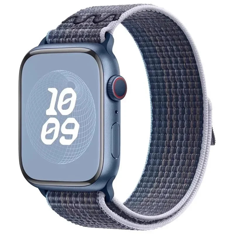 Sport Loop band for Apple Watch band Ultra 2 49mm 45mm 41mm 38mm 44mm Nylon band Apple Watch Series 10 9 8 7 6 5 4 SE 46mm 42mm