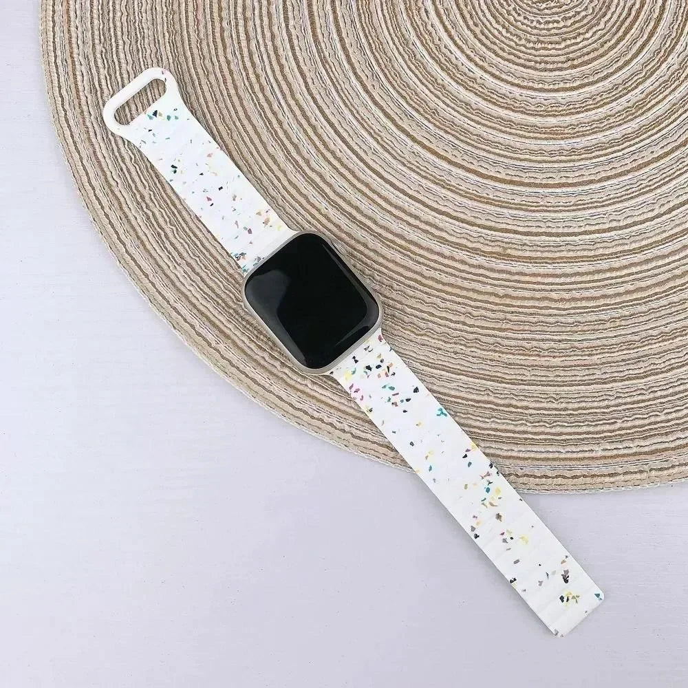 Magnetic band Silicone Sport band For Apple Watch 41mm 42mm 44mm 45mm 46mm 49mm Apple Watch Series 11 10 9 8 7 6 5 4se