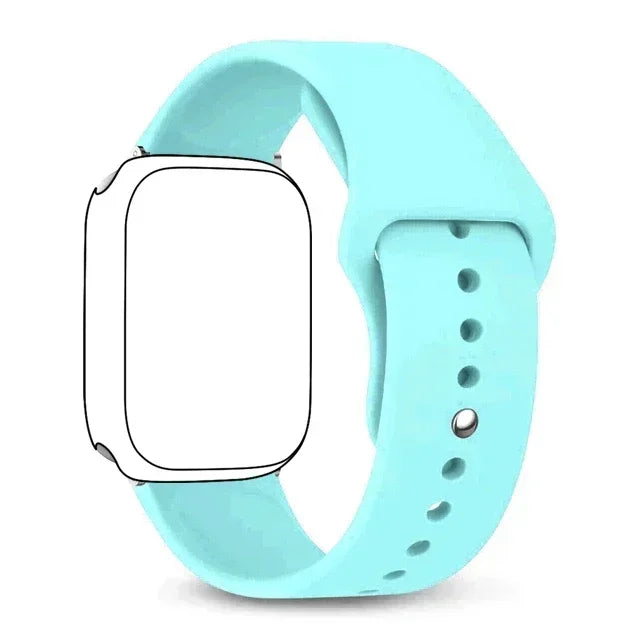 Silicone band For Apple Watch band 46mm 42mm 45mm 44mm 49mm 41mm 40mm 38mm band Apple Watch Series 10 9 8 Ultra 7 SE 3 4 6 Band