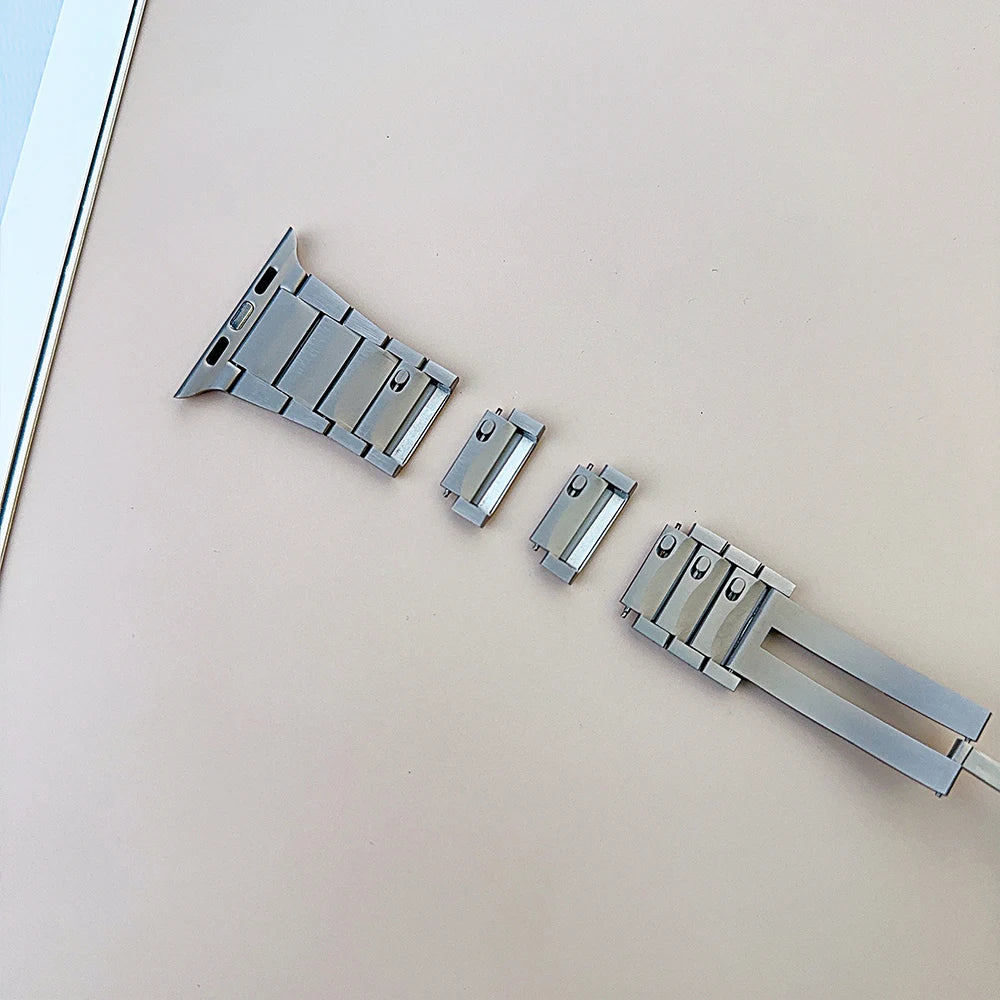 Quick Fit metal watch band for Apple Watch Ultra 2 1 49mm 10 46mm Stainless Steel band for Series 9 8 7 6 5 4 45mm 44mm band