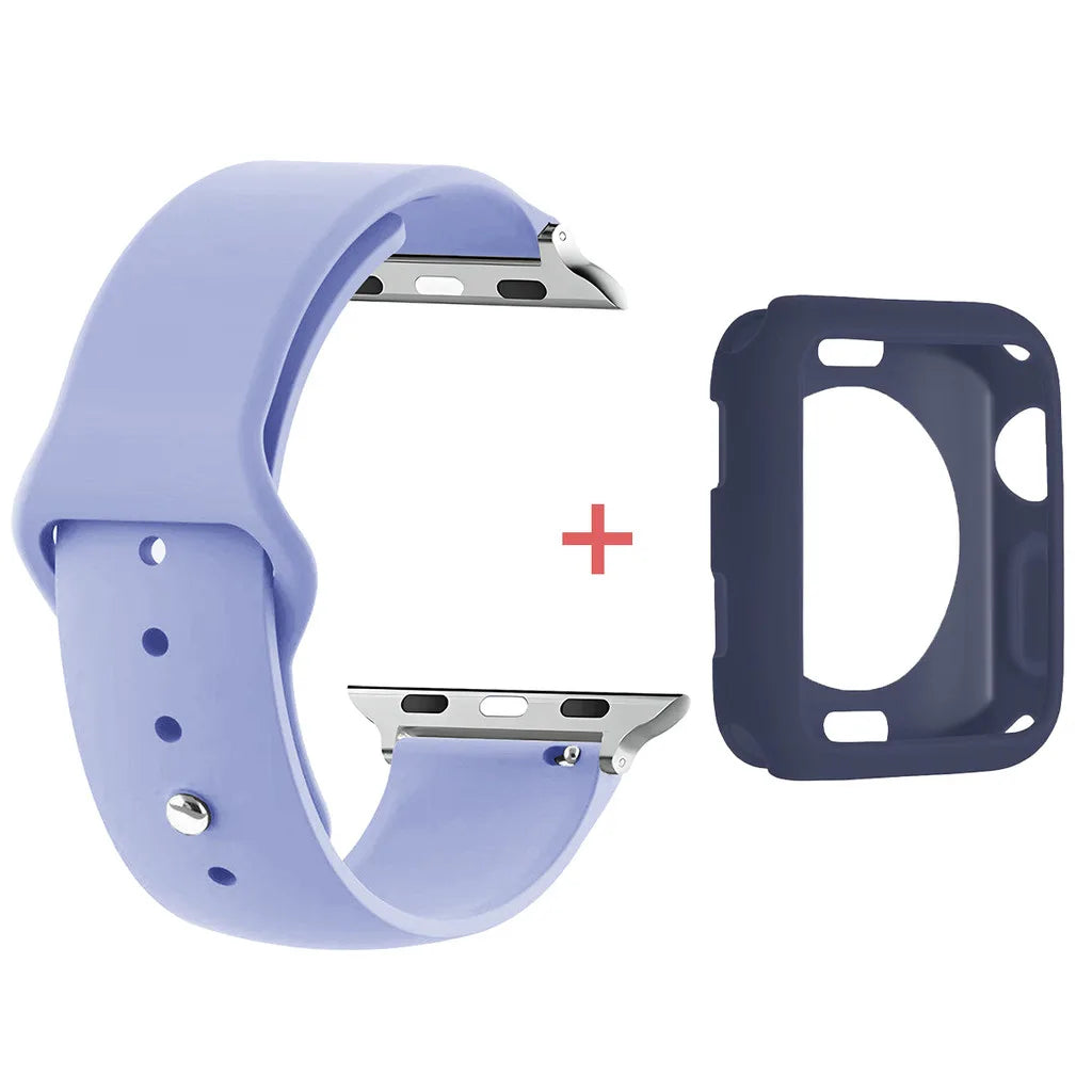 TPU Case+band Screen Protectors for Apple Watch 38mm 40mm 41mm 42mm 44mm 45mm 49mm Apple Watch Series 11 10 9 8 7 6 5 4 Ultra SE