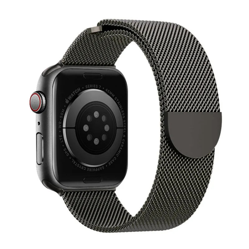Magnetic Milanese band for Apple Watch 11 10 46mm 42mm Ultra 3 2 49mm band for Apple Watch 9 8 7 6 5 SE 3 44mm 45mm 40mm 41mm Band