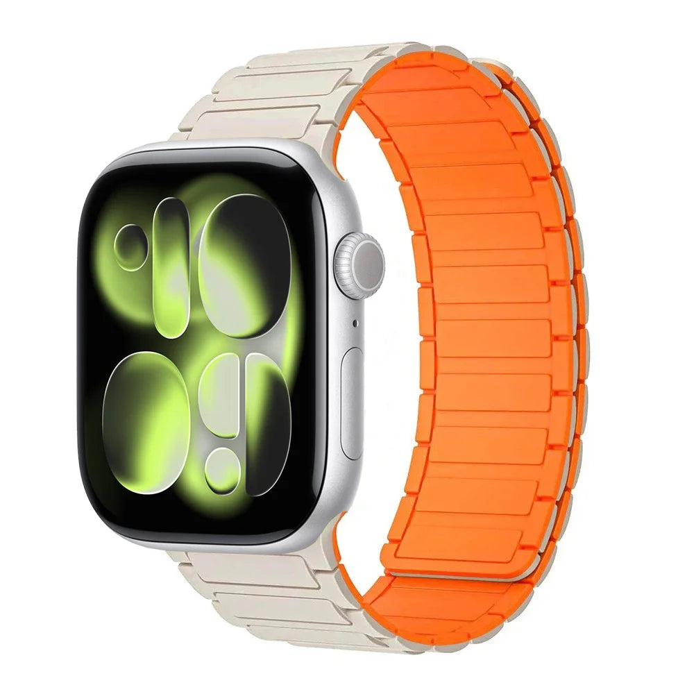 New Sport Silicone band for Apple Watch band Ultra 3 49mm 11 10 46mm 42mm Magnetic band Apple Watch 9 8 7 6 5 SE 45mm 41mm 44mm 40mm