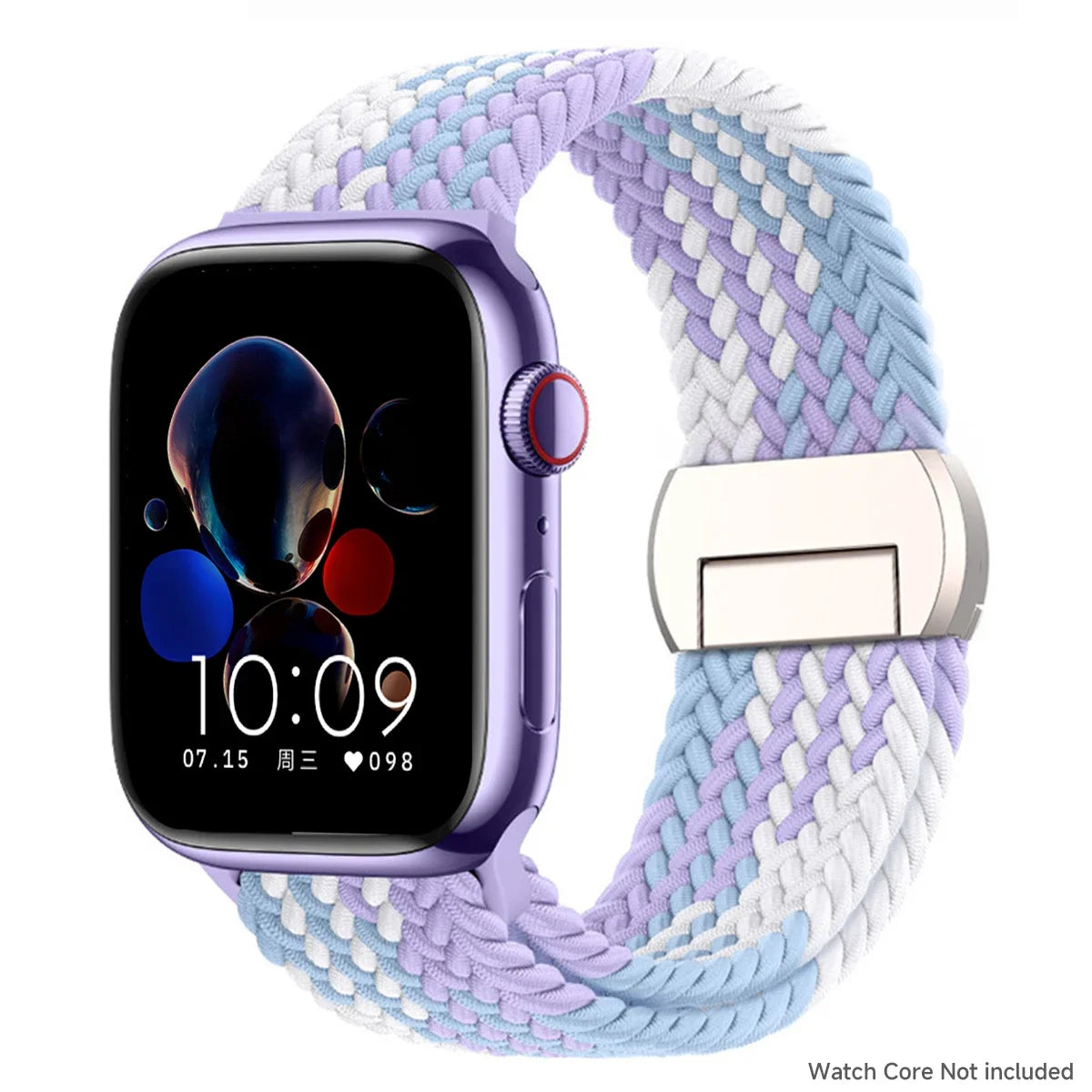 Braided band For Apple Watch band 44mm 40mm 45mm 49mm 41mm 38mm buckle band Apple Watch Series SE 10 9 8 7 6 Ultra 2 Magnetic Band