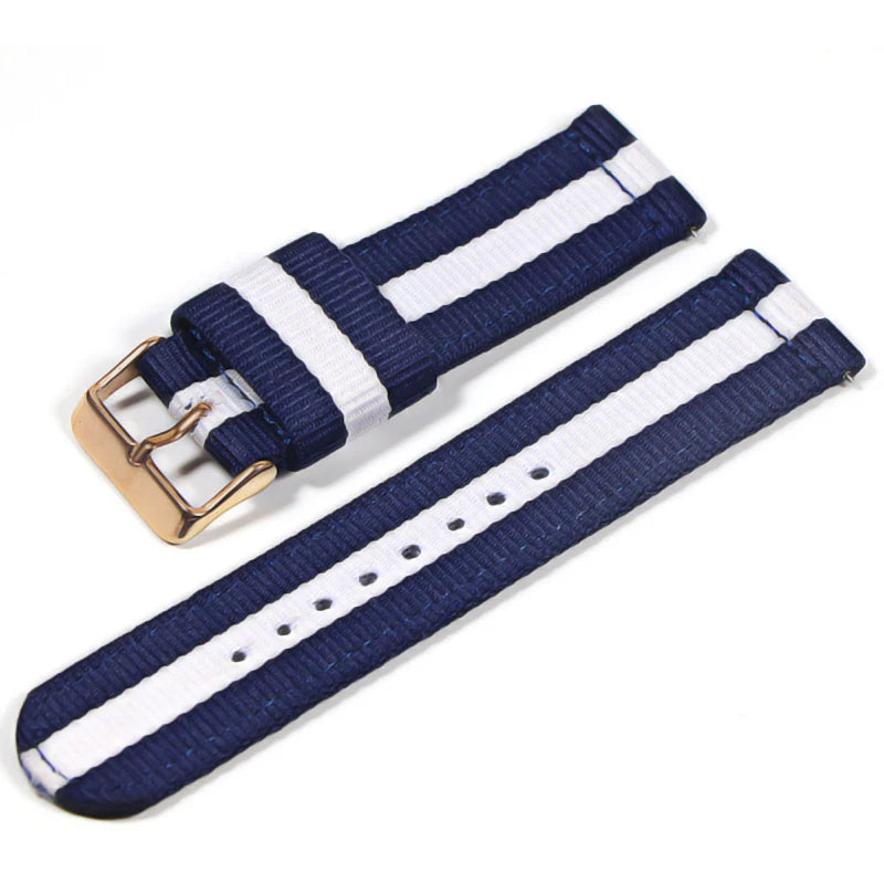 22mm Nylon watch strap For Samsung Galaxy watch 46mm 42mm Active2 Active1 Gear S3 frontier Sports nylon bang