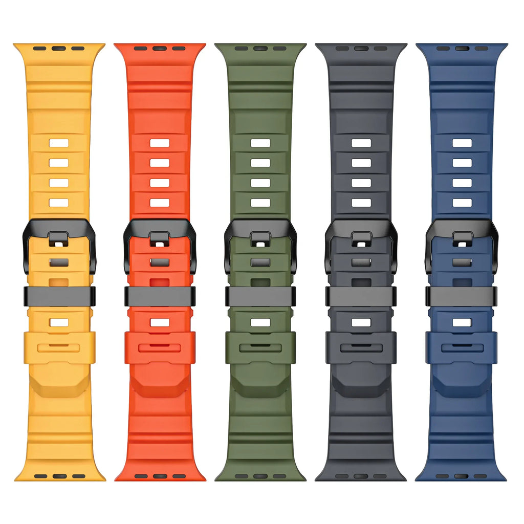 Fluorescence band for Apple Watch band 49mm 46mm 45mm 44mm 42mm Sport Silicone band For Apple Watch Ultra 2 Series 10 9 8 7 6 SE