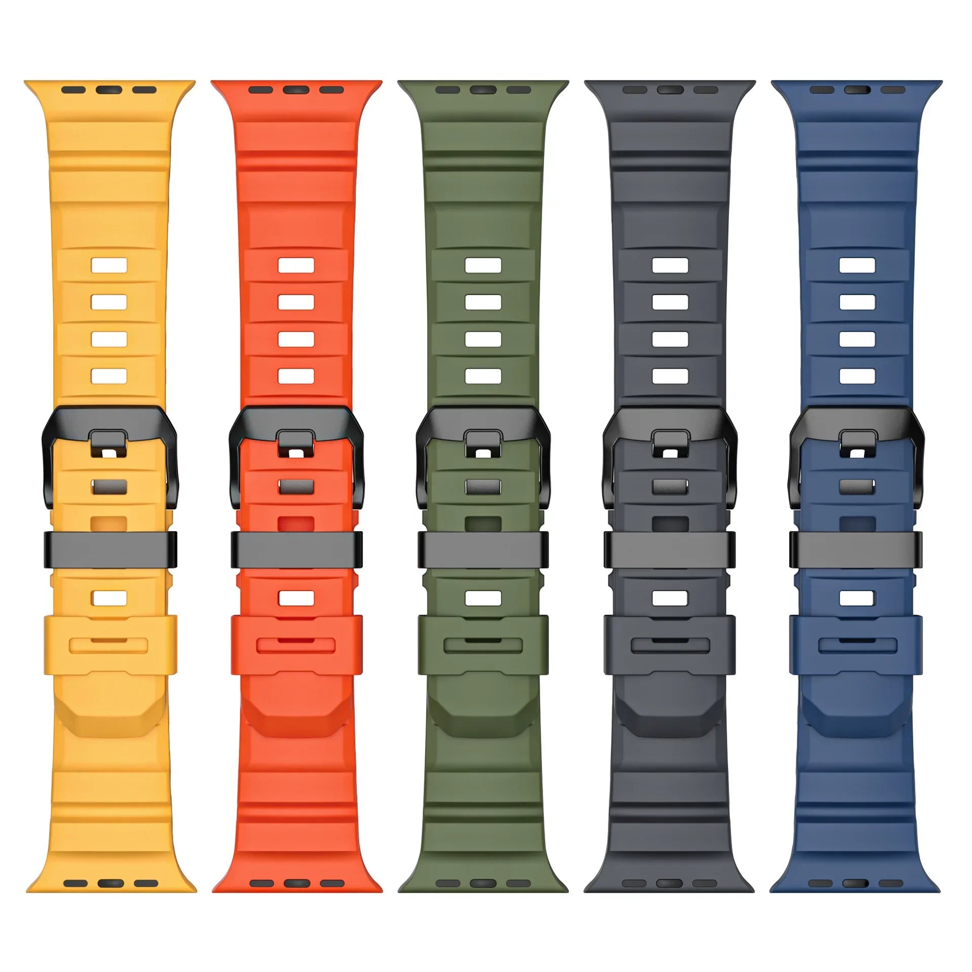 Fluorescence band for Apple Watch band 49mm 46mm 45mm 44mm 42mm Sport Silicone band For Apple Watch Ultra 2 Series 10 9 8 7 6 SE