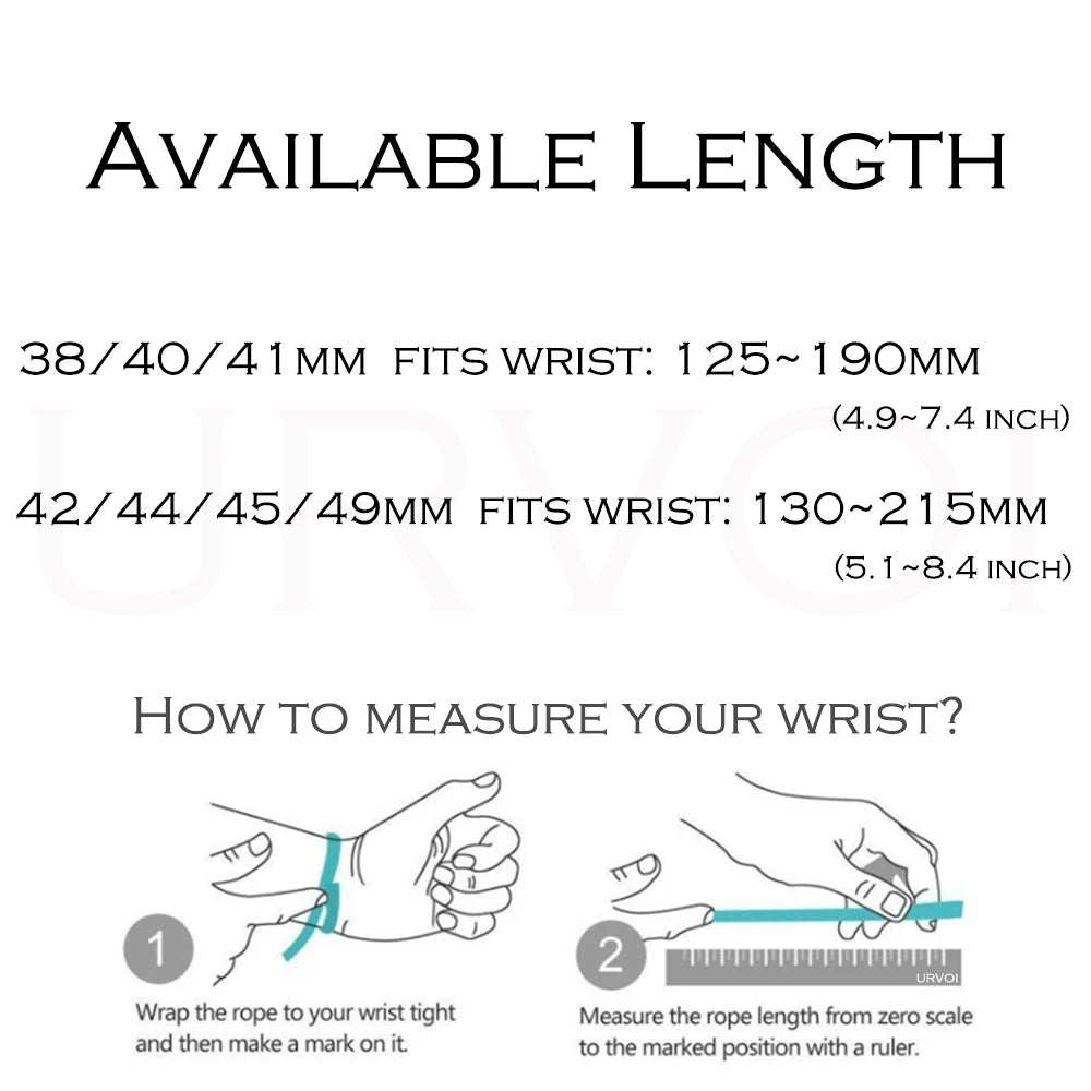 URVOI Trail Loop for Apple Watch band Ultra 3 2 Series 11 10 9 8 SE3 nylon weave for Apple Watch band pull tab closure 46mm 49mm