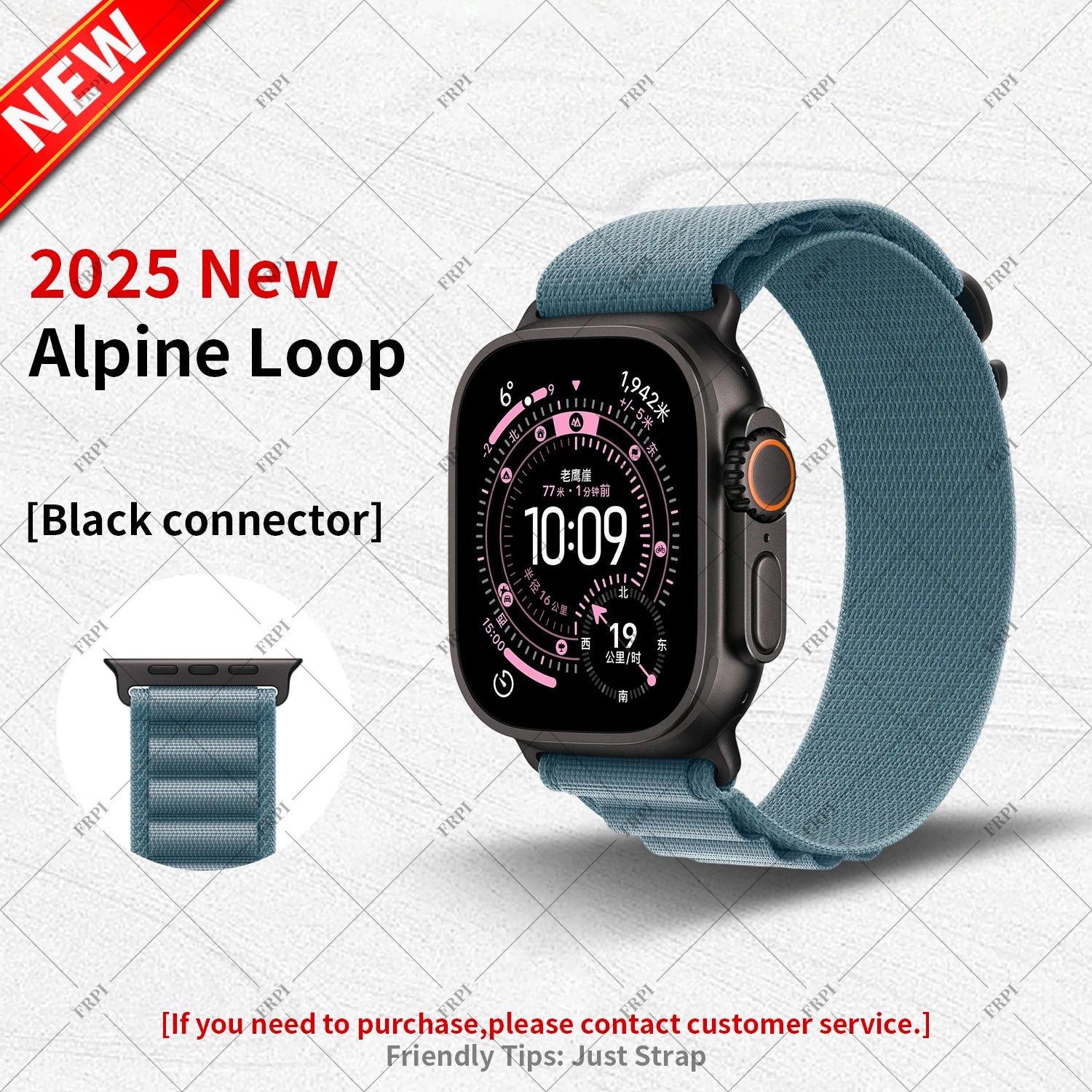 2025 New Suitable for Apple Watch High Quality Nylon band Alpine Loop For Watch Series 10 9 8 7 Ultra 2 band Apple Watch 49mm 46mm