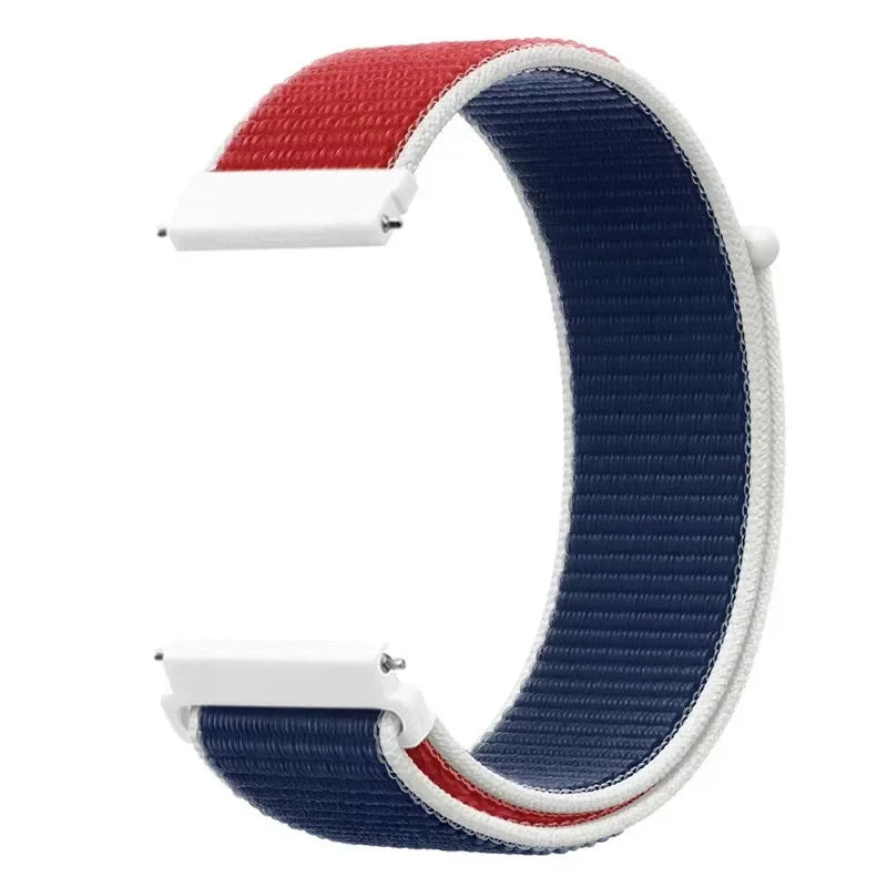 20mm 22mm Nylon Strap for Samsung Galaxy Watch 7/6/5/4 Huawei Watch 5/GT5/4/3 Pro 46mm Breathable Band for Garmin 970 965 955 55