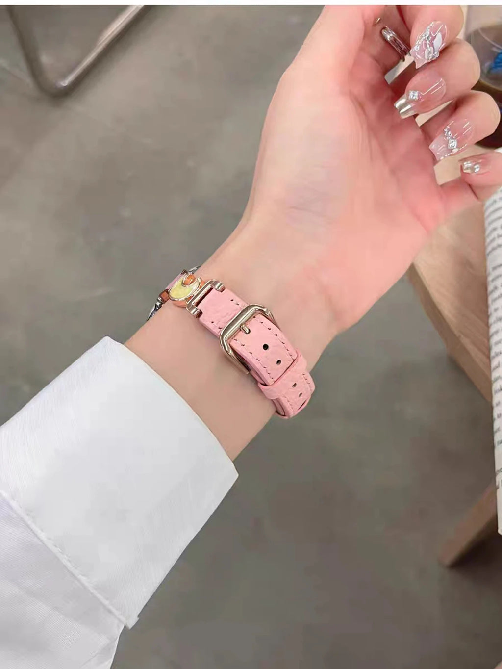 Fashion Leather loop Correa For Apple Watch band Series Ultra 11 10 9 8 7 6 5 4 3 38mm 40mm 41mm 42mm 44mm 45mm 46mm 49mm band