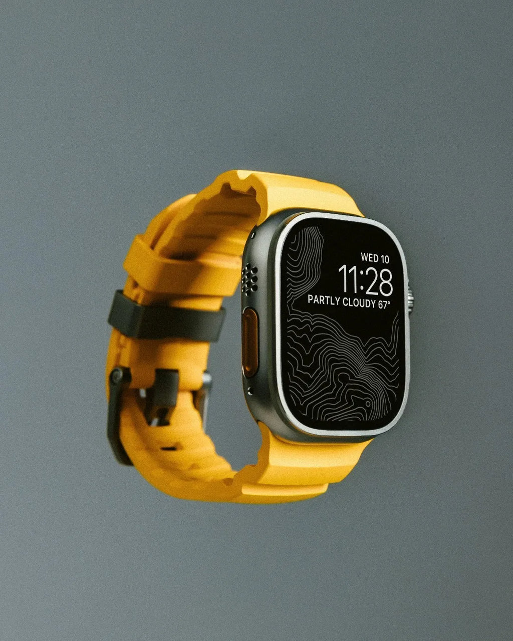 Luxury Silicone band for Apple Watch 46mm Series 10 Ultra 2 49mm 45mm Breathable Sport band for 44mm 42mm Series 9 8 7 6 5 4 3 2 1 SE