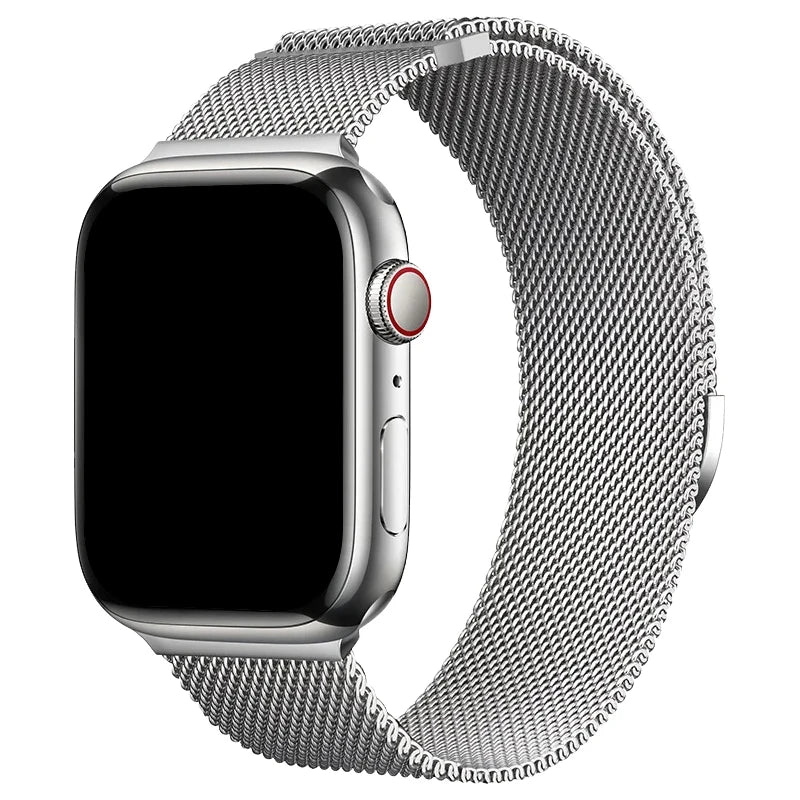Milaness Magnetic band for Apple Watch Ultra band 49mm 46mm 45mm 44mm 41mm 40mm metal band for Apple Watch 11 10 9 8 7 6 5 4 SE