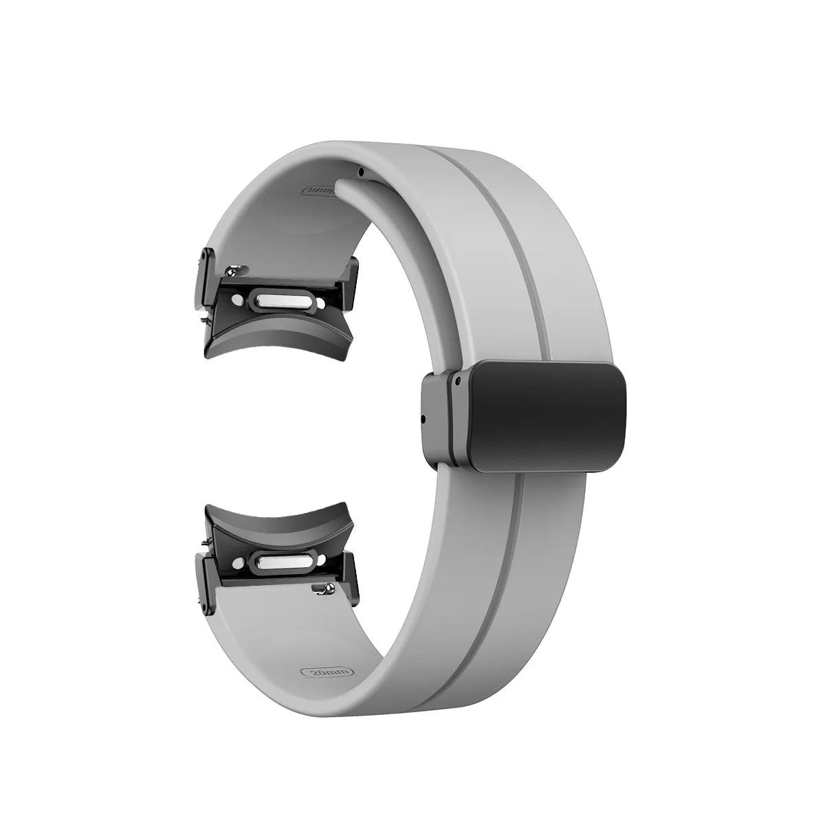 Magnetic Silicone Strap For Samsung Watch 7 6 5 4 40mm 44mm Sport Watchband For Galaxy Watch 5Pro 4 6Classic 47mm 43mm 42mm 46mm