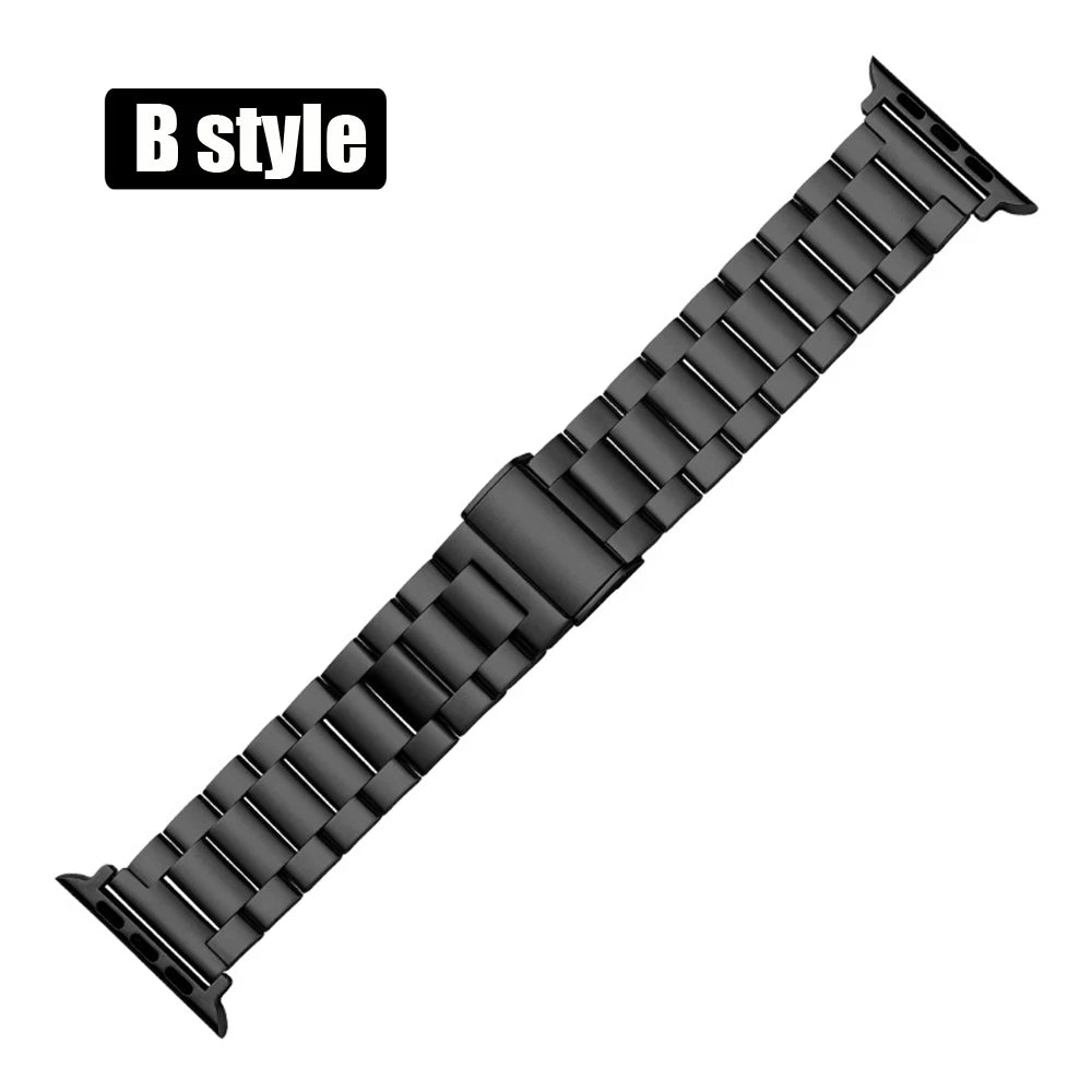 Classic stainless steel Correa for Apple Watch 10 46mm 42mm band Ultra 2 49mm 9 8 7 6 5 4 SE 45mm 44mm 41mm 40mm 3 38mm band