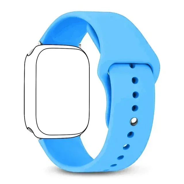 Silicone band For Apple Watch band 46mm 42mm 45mm 44mm 49mm 41mm 40mm 38mm band Apple Watch Series 10 9 8 Ultra 7 SE 3 4 6 Band