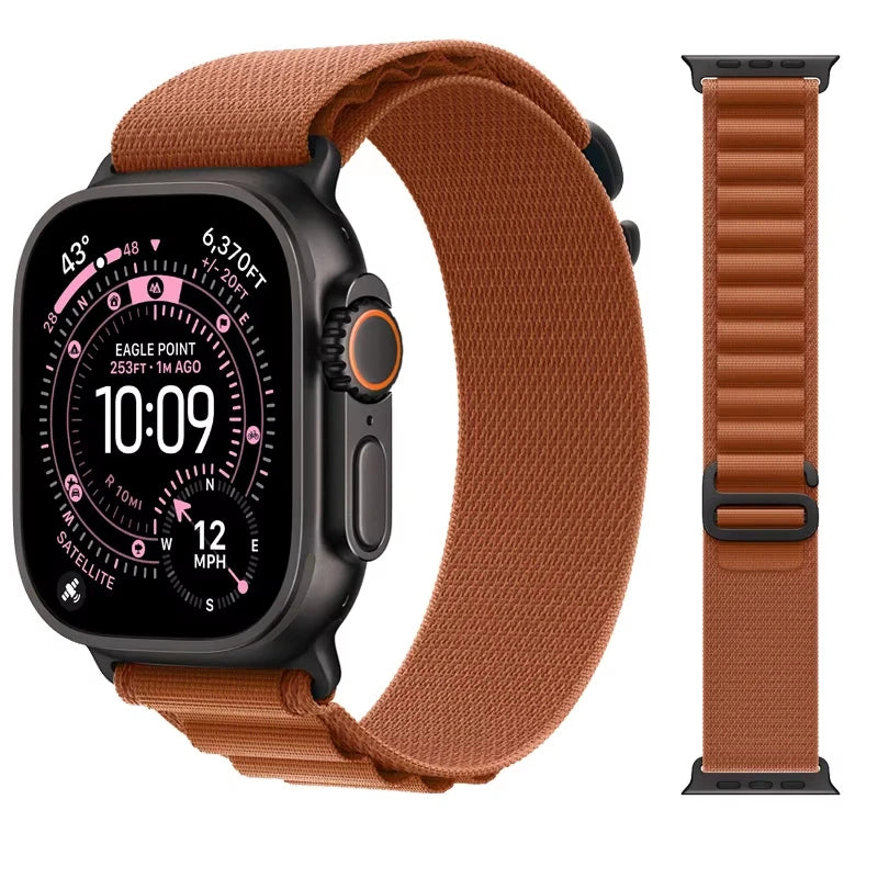Alpine loop band for Apple Watch Ultra 2 band 49mm 44mm 40mm 41mm 45mm 42mm 46mm correa band Apple Watch Series 7 SE 3 8 9 10 11