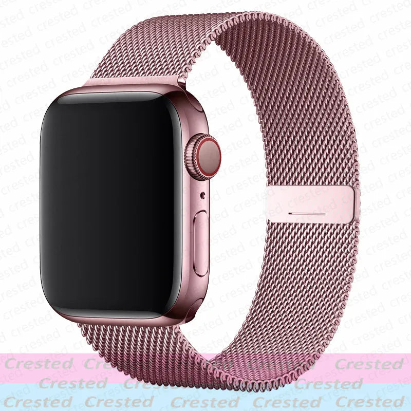 Magnetic band For Apple Watch band 44mm 40mm 45mm 46mm 49mm 42mm 41mm 38mm belt band Apple Watch Series 10 9 3 6 7 8 SE Ultra 2