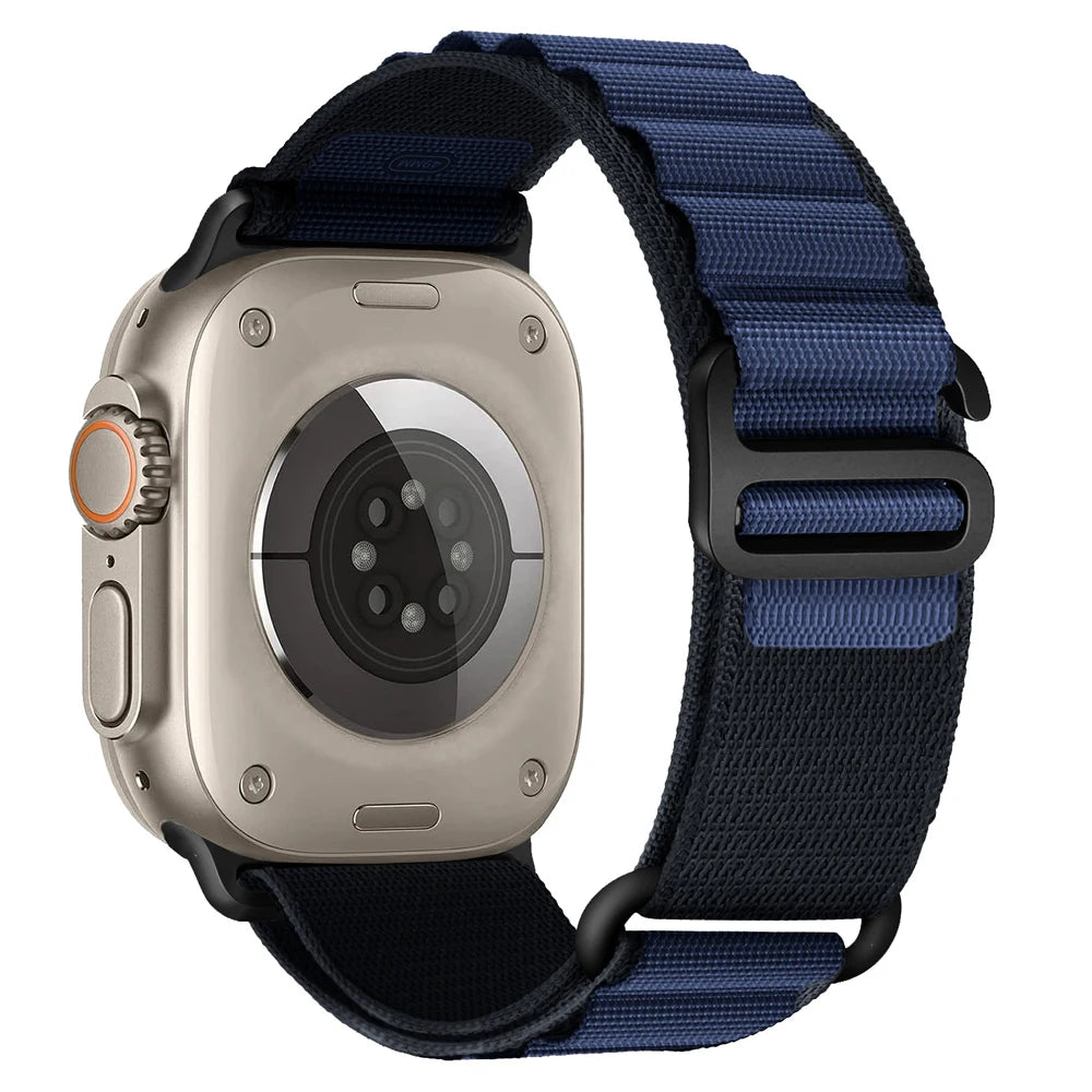 Alpine band for Apple Watch Ultra 2 band 49mm 46mm 45mm 44mm 40mm 41mm 42mm Nylon Correa band Apple Watch Series 9 8 10 SE 7 6 5
