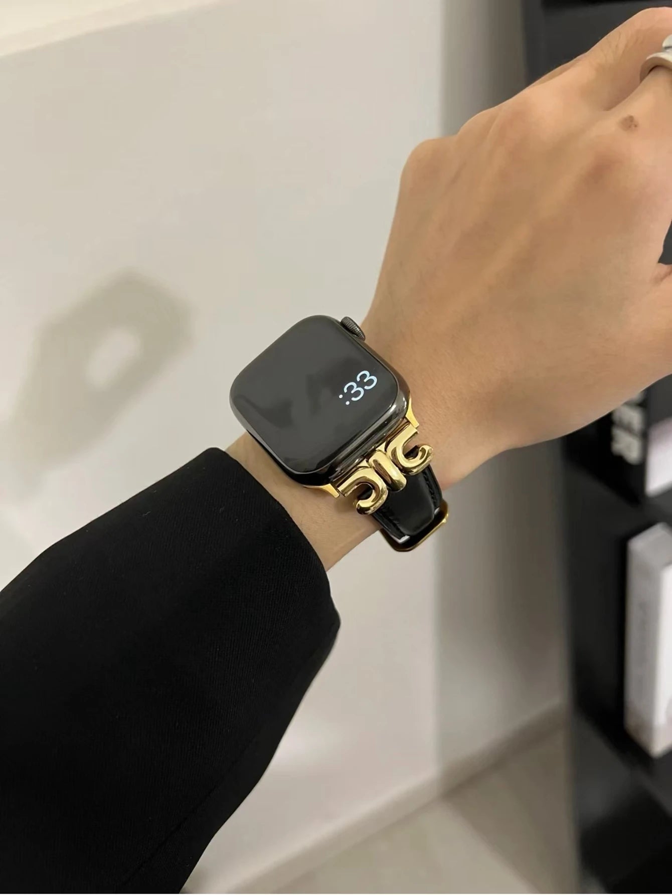 Luxury Leather loop For Apple Watch band women Series Ultra 10 9 8 7 6 5 4 3 2 1 38mm 40mm 41mm 42mm 44mm 45mm 46mm band