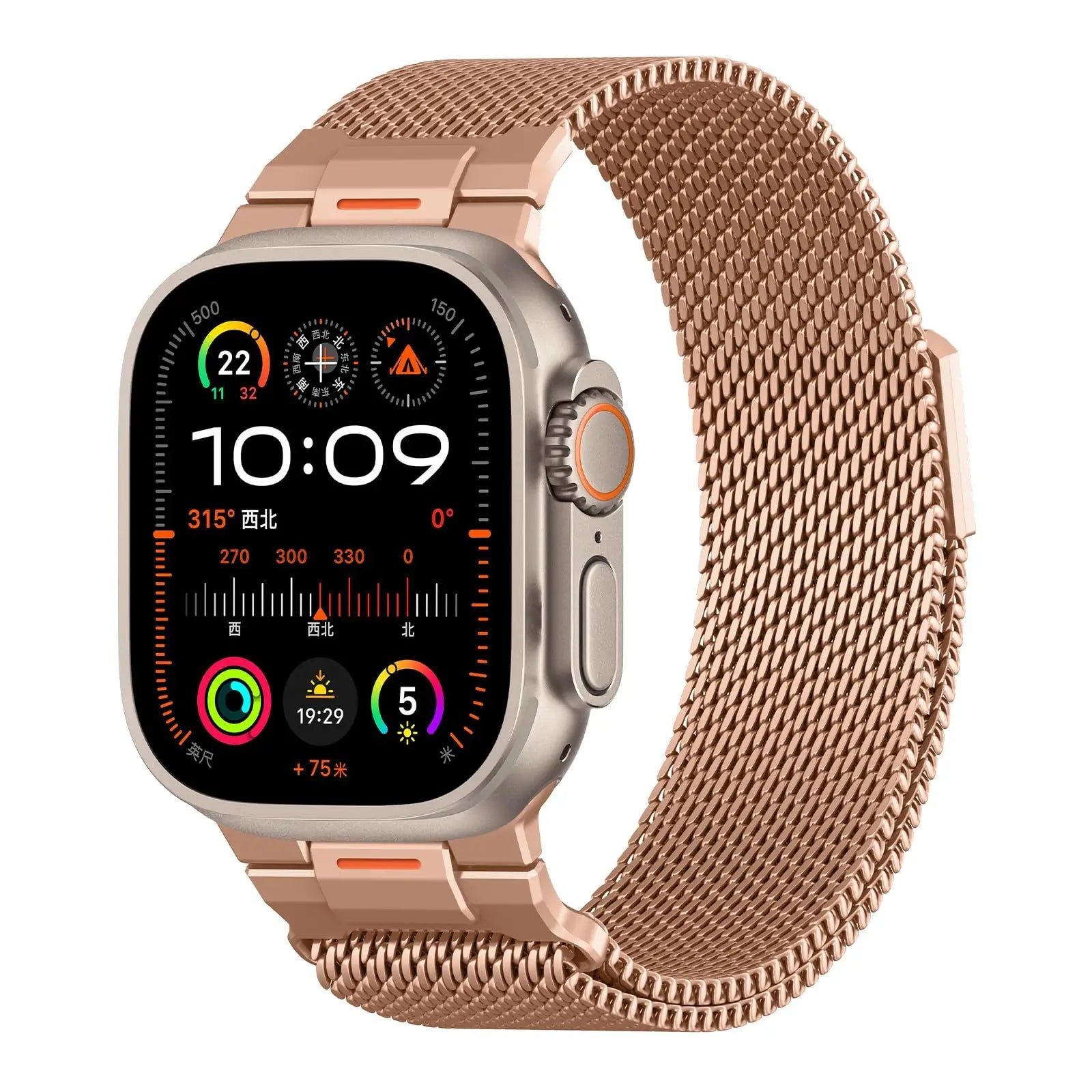 Mechanical Milanese Loop band for Apple Watch Ultra 3 band 49mm 46mm 44mm 41mm 45mm 42mm 40mm band Apple Watch 11 10 9 8 7 6 SE 3