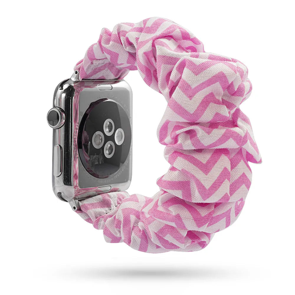 Nylon Elastic band for Apple Watch Ultra 2 49mm 9 8 7 45mm 41mm 6 5 4 SE 40mm 44mm Woman band belt Apple Watch 10 46mm 42mm band