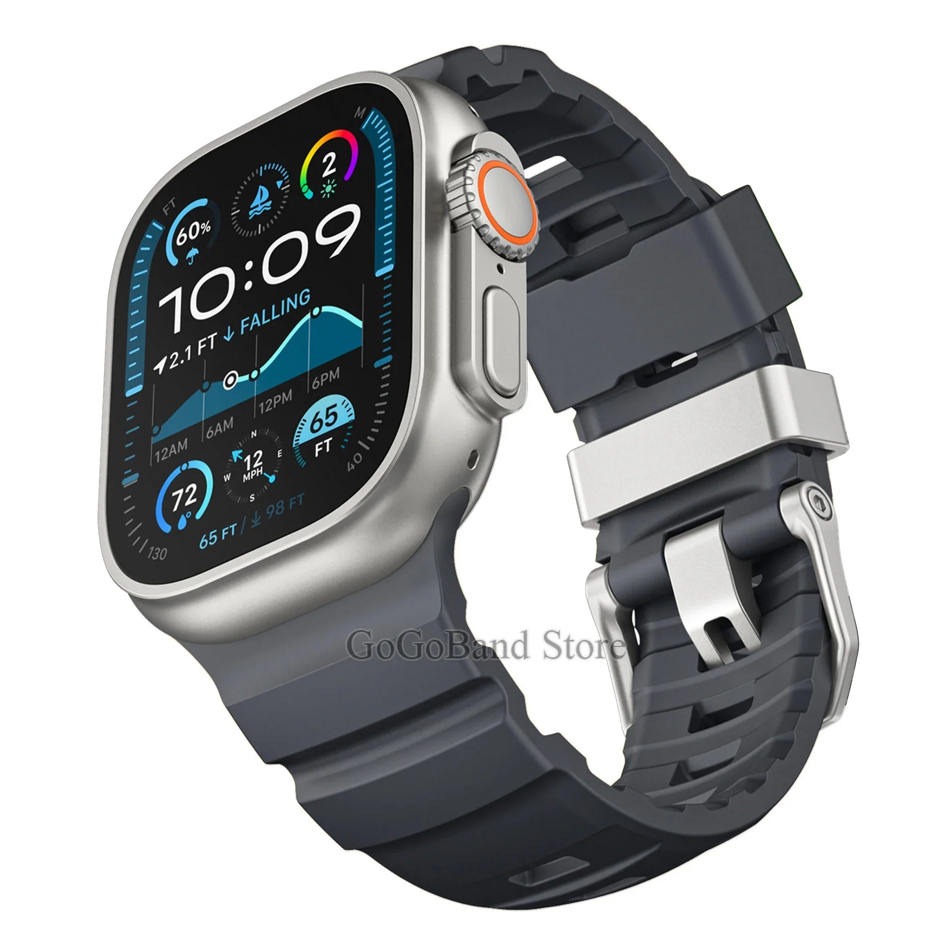 Fluorescence band for Apple Watch band 49mm 46mm 45mm 44mm 42mm Sport Silicone band For Apple Watch Ultra 2 Series 10 9 8 7 6 SE