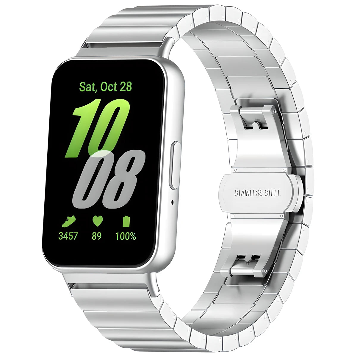 Metal Strap for Samsung Galaxy Watch Fit 3 Stainless Steel Bracelet Magnetic Milanese Loop Watchband for Galaxy Fit3 Accessories