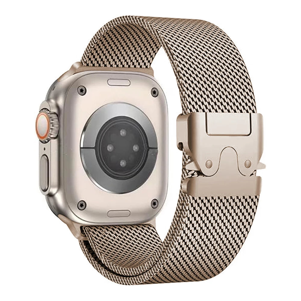 Titanium Milanese Loop for Apple Watch Ultra 3 band 49mm 46mm 45mm 41mm 42mm 44mm correa band Series 11 10 9 8 7 6 5 SE