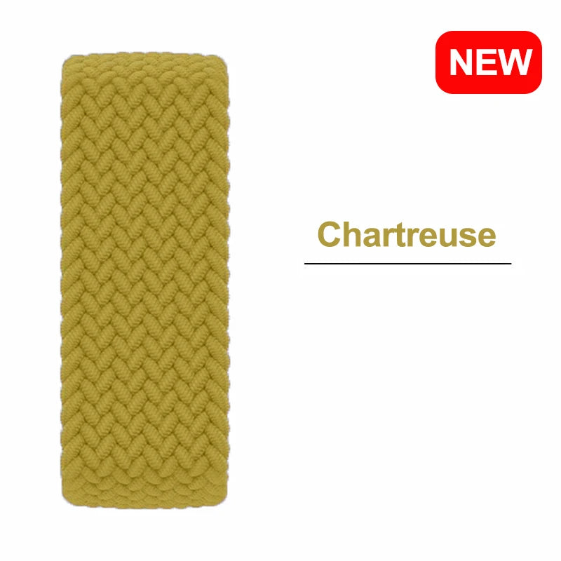 Braided Solo band For Apple Watch band 44mm 40mm 45mm 49mm 41mm Nylon Correa band Apple Watch Series 9 8 7 6 5 SE Ultra 2 3 10 11