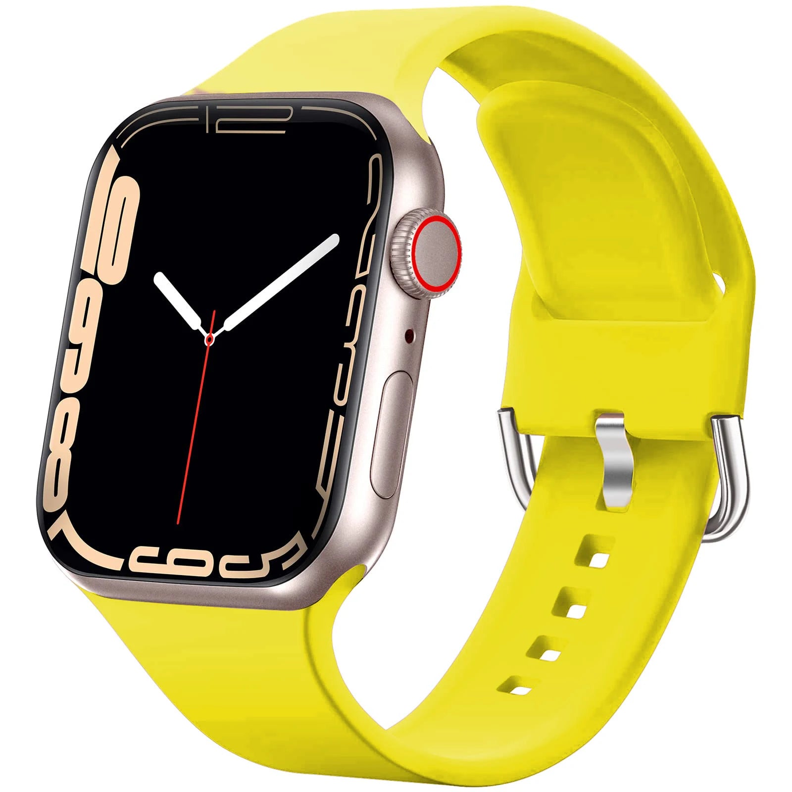 Silicone band For Apple Watch band 40mm 44mm 45mm 41mm 49mm 42mm 44mm 45mm watch band Apple Watch Series 8 7 6 5 4 3 SE Ultra