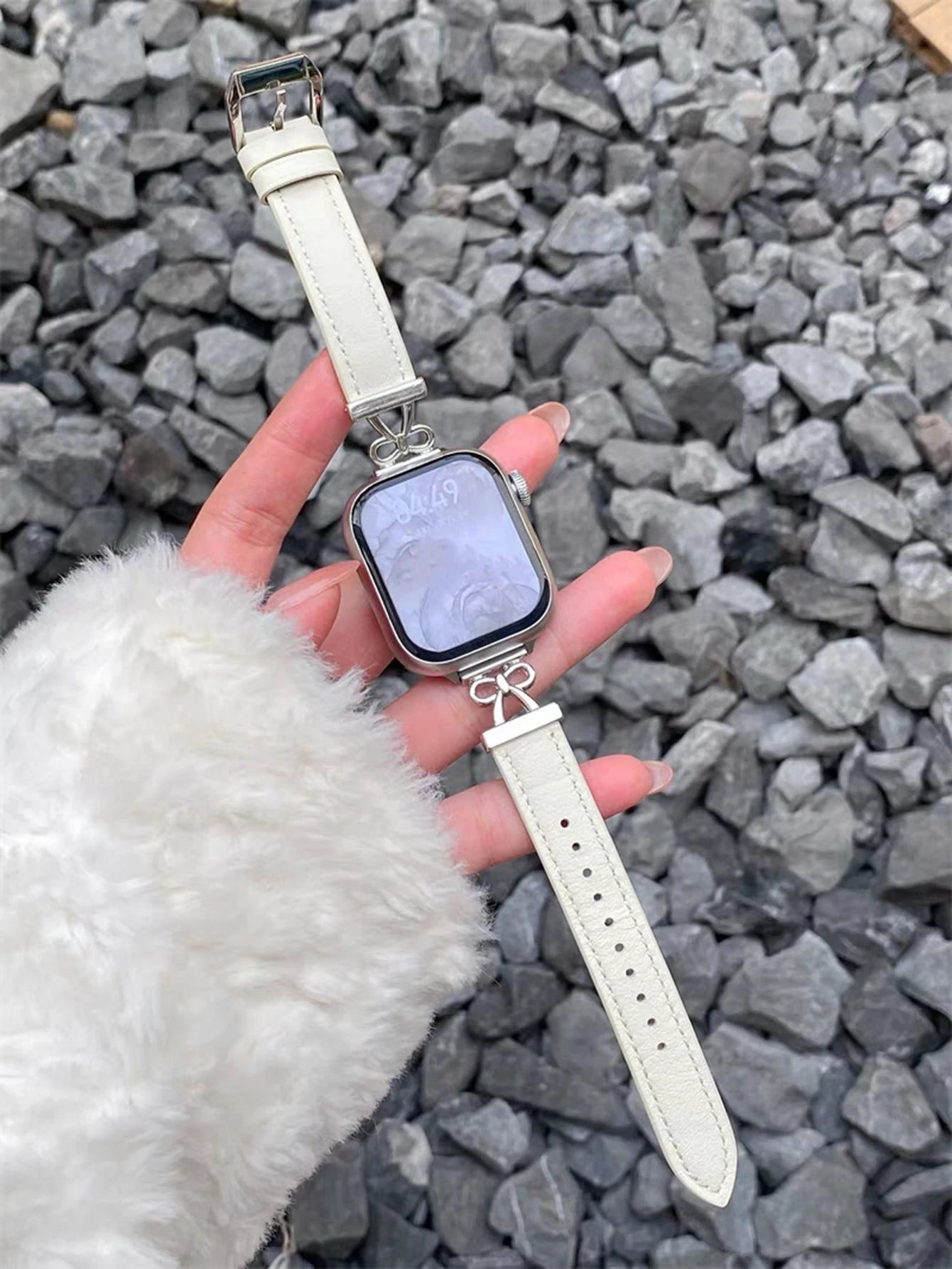 Leather loop Correa For Apple Watch band 11 10 9 8 7 6 5 4 3 38mm 40mm 41mm 42mm 44mm 45mm 46mm 49mm band