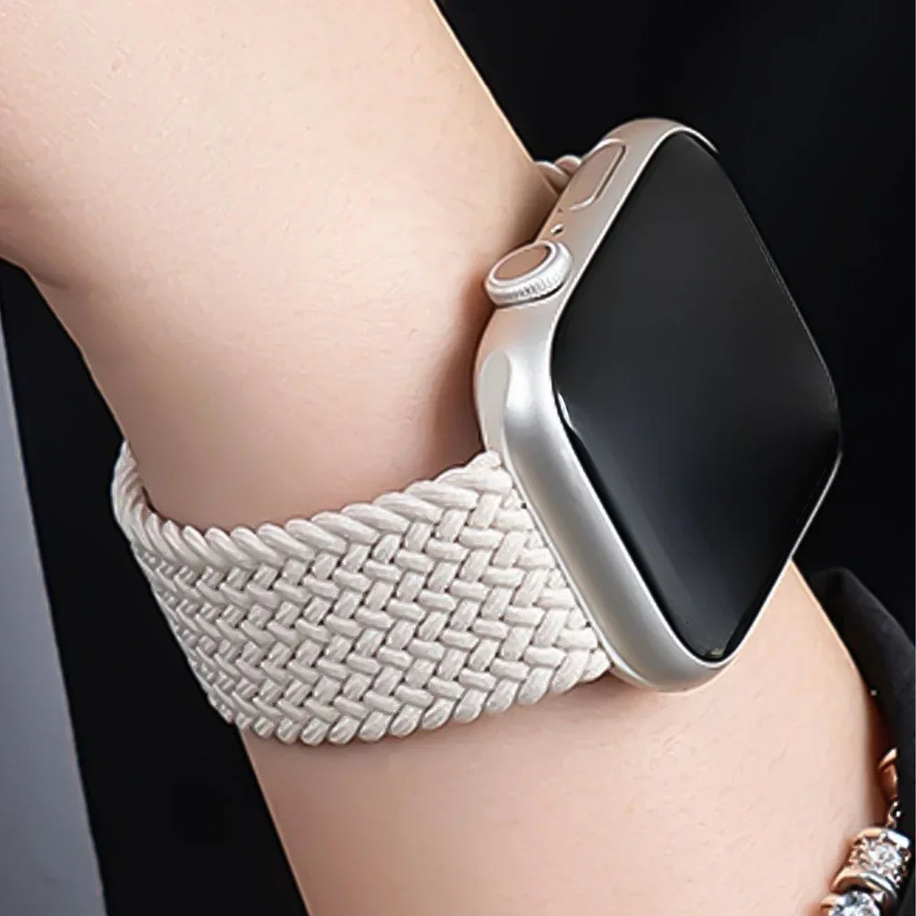 Braided band For Apple Watch band 44mm 40mm 45mm 49mm 41mm 38mm buckle band Apple Watch Series SE 10 9 8 7 6 Ultra 2 Magnetic Band