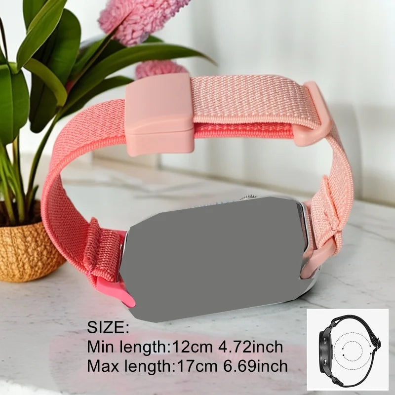 Magnetic band for Apple Watch band 38mm 40mm 41mm 42mm 44mm 45mm Children Nylon Elastic Watch band for Girls and Boys Small Wristband