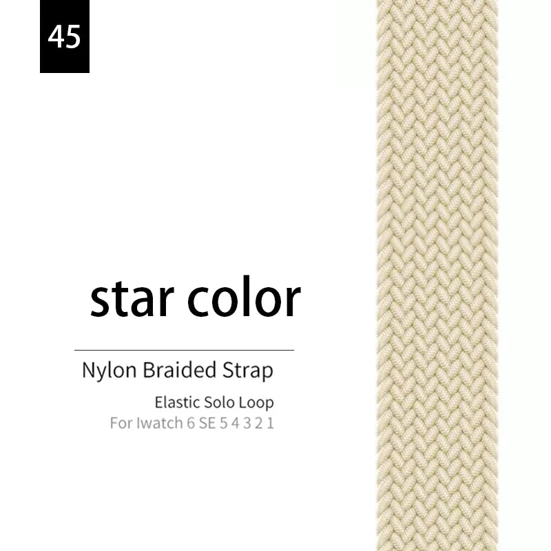 Elastic Solo Loop band For Apple Watch 44mm 40mm 45mm 41mm 46mm 42mm Ultra 49mm band for Apple Watch Series 10 9 8 7 SE 6 5 4 band