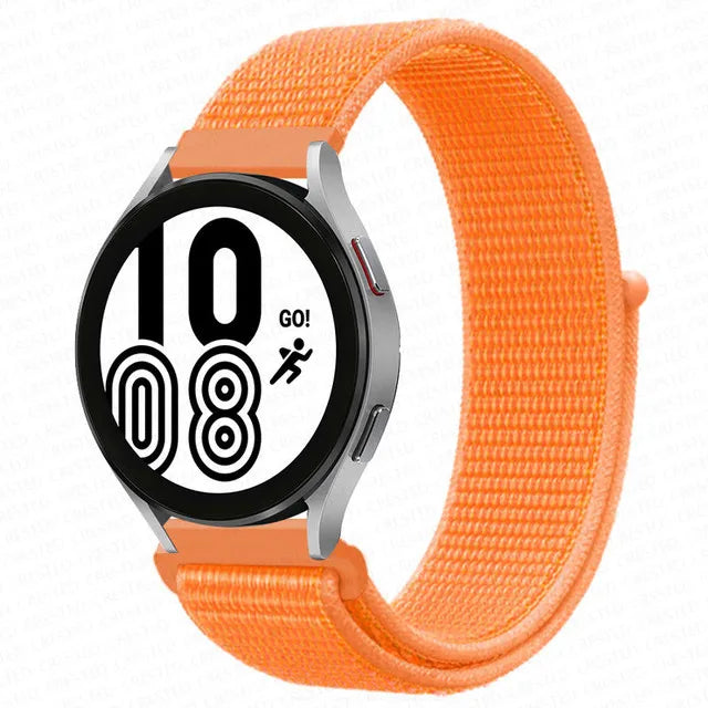 Nylon Loop Band For Samsung Galaxy Watch 6 4 7 classic/5 Pro/active 2/Gear S3 20mm/22mm Bracelet Huawei watch GT 2e 3 pro strap