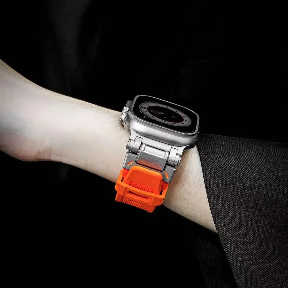 Single Tour band for Apple Watch Ultra 49mm band 44mm 45mm 46mm Men sport band Apple Watch Series 11 10 9 8 7 6 SE Luxury band