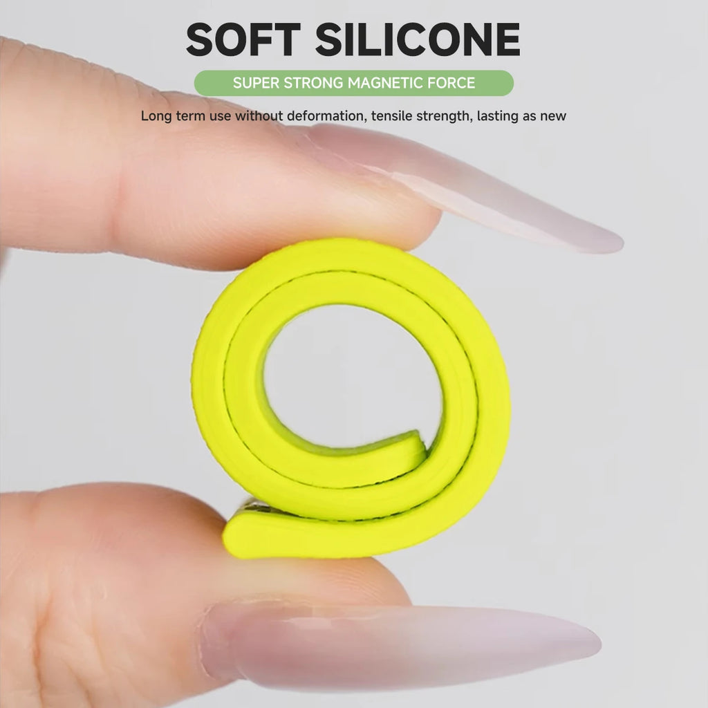 18mm 20mm 22mm Silicone Magnetic Loop Strap For Samsung Galaxy Watch 7/6/5/4 Active 2 Amazfit Bracelet HUAWEI Watch GT 2e 3 Band