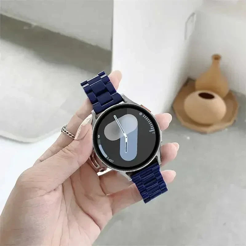 20mm/22mm Resin strap For Samsung Galaxy watch 7 6 5 pro/4-6 classic 46/42mm/Active 2 Bracelet smartwatch Amazfit Bip 6 5 Band