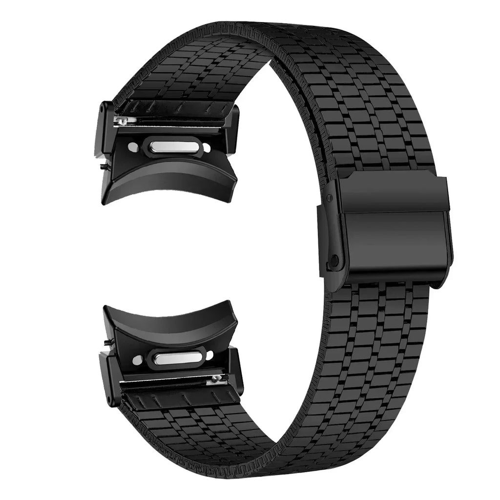 No Gaps Stainless Steel Strap for Samsung Galaxy Watch 7 6 5 4 40mm 44mm 6 4 Classic 47mm 43mm Metal Bracelet for 5Pro 45mm Band
