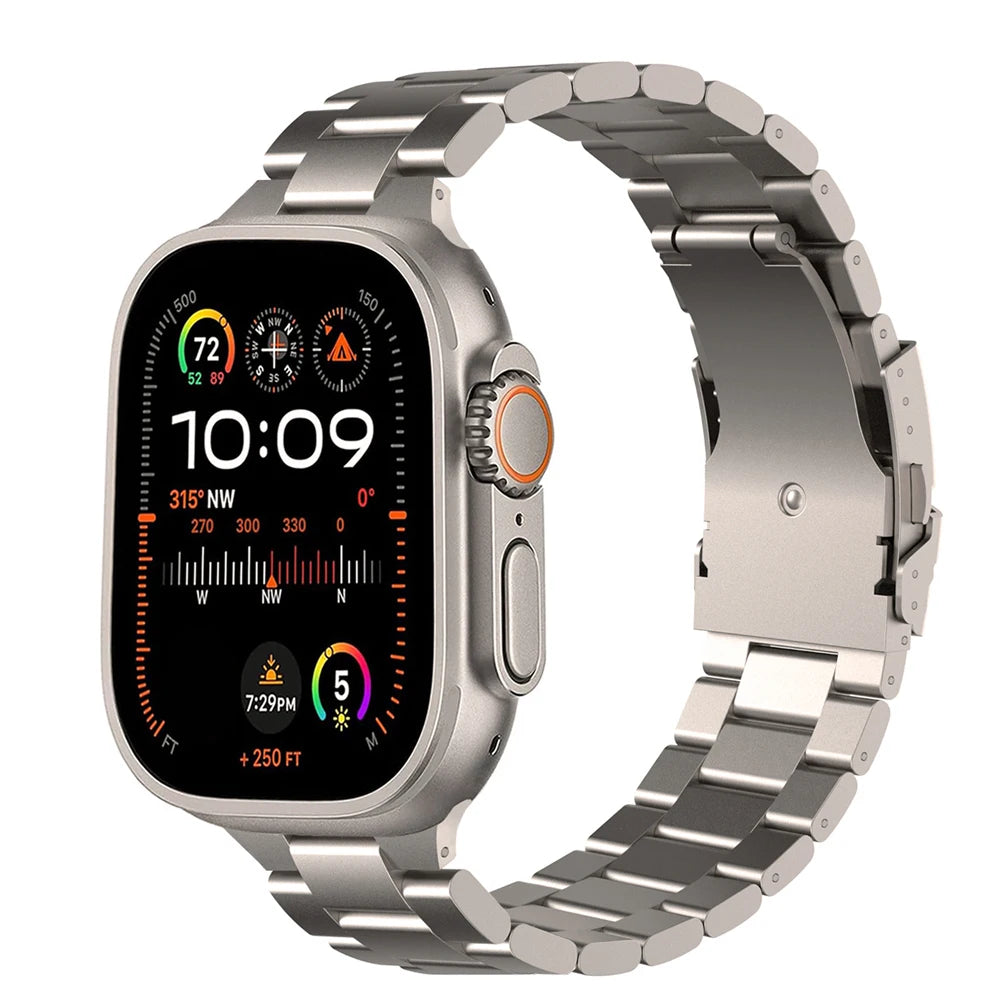 Ultra 3 2 Titanium Color band For Apple Watch 49mm 46mm 42mm 44mm 45mm metal band For Apple Watch 11 10 9 8 SE3 Stainless Steel band