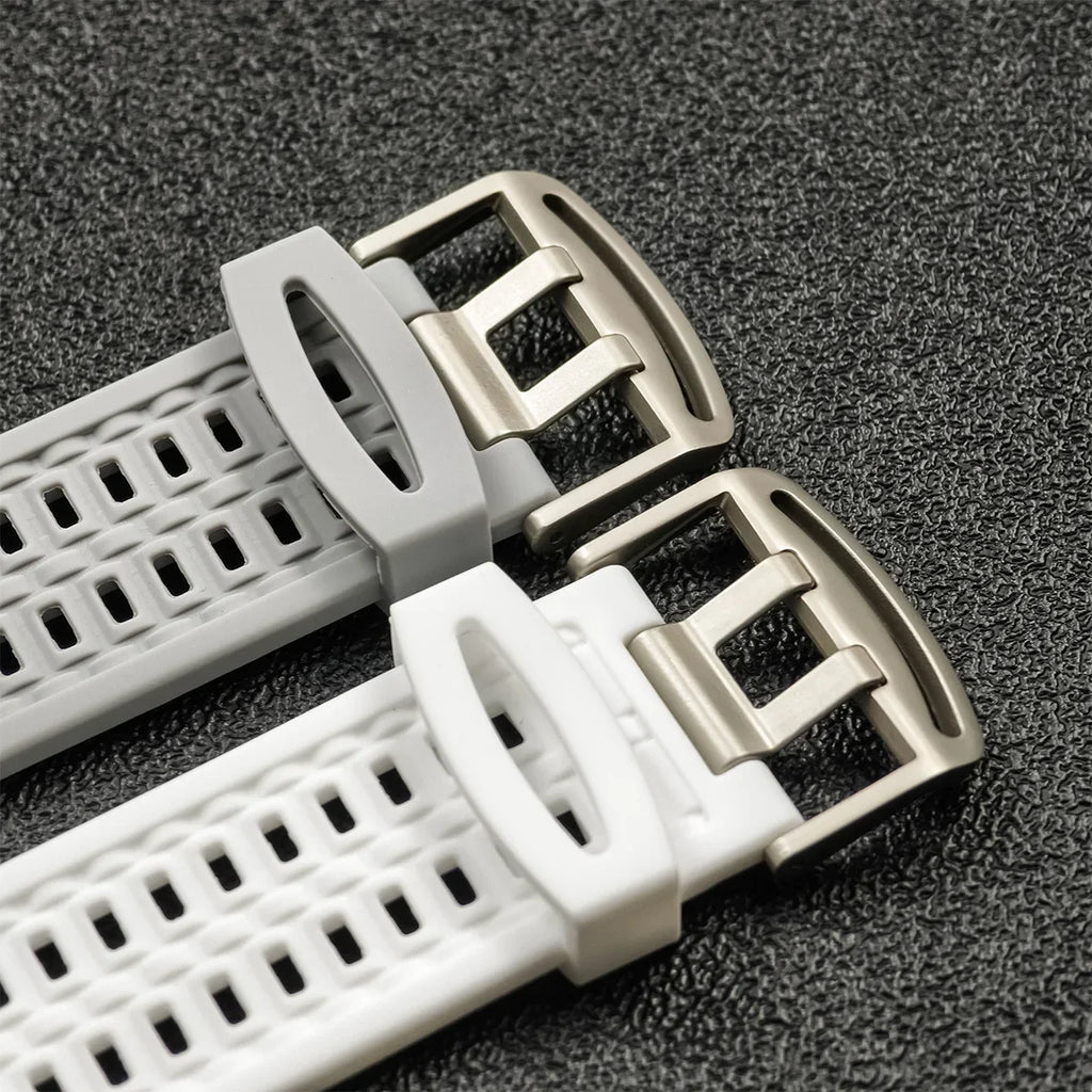 Soft Silicone band for Apple Watch Ultra 2 49mm 45mm 42mm 44mm sport Breathable band for Apple Watch Series 9 8 7 6 5 4 band