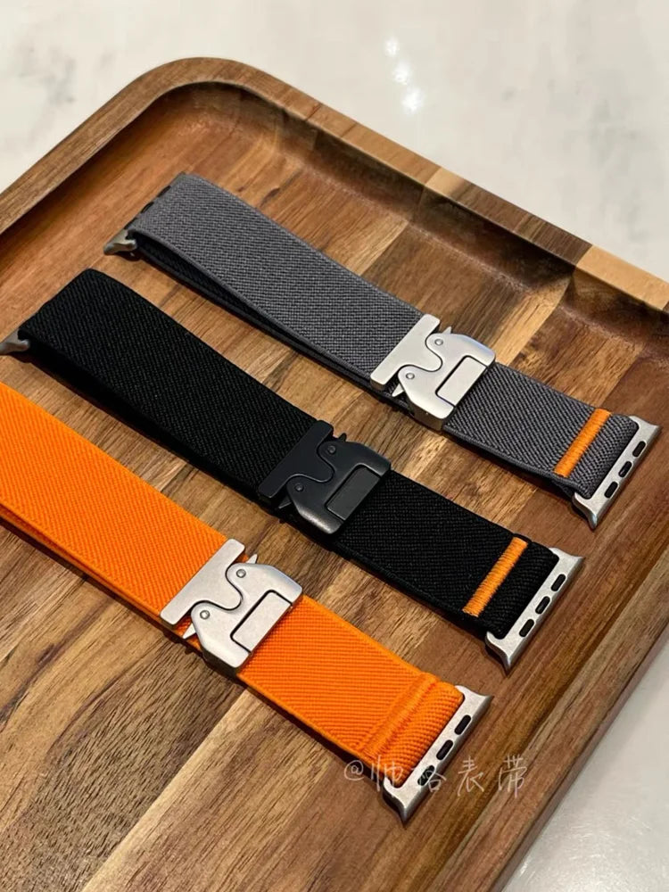 Parachute band for Apple Watch band 46mm 42mm 41mm 45mm Ultra 2 49mm 44mm nylon band Apple Watch Apple Watch 10 Series 9 8 SE 5 6 7