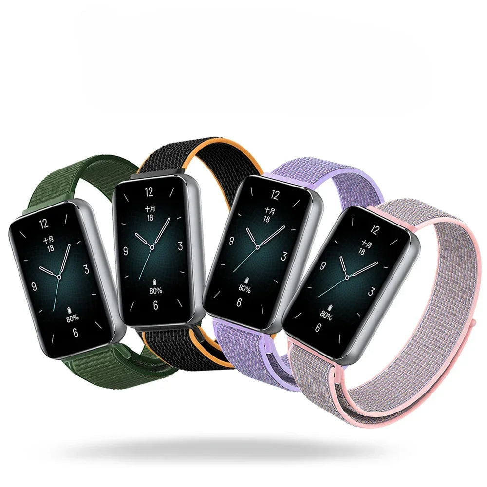 Watch Band for Honor Band 9 Nylon Woven Casual Fashion Watch Strap