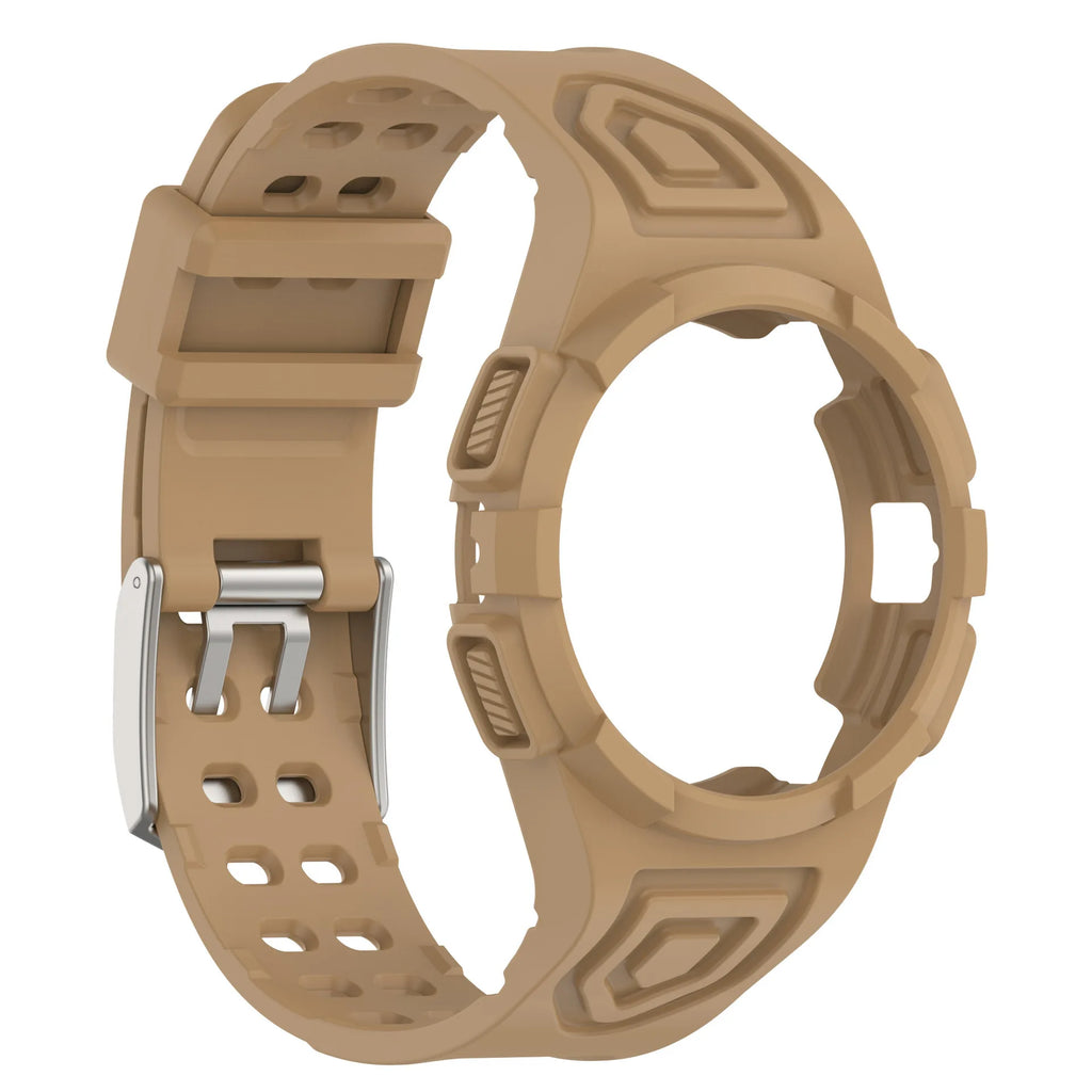 Transparent Case Cover+Strap for Samsung Galaxy Watch 4 6 5 44mm 40mm/4 Classic 46mm TPU bracelet Galaxy Watch4 watch5 watch6